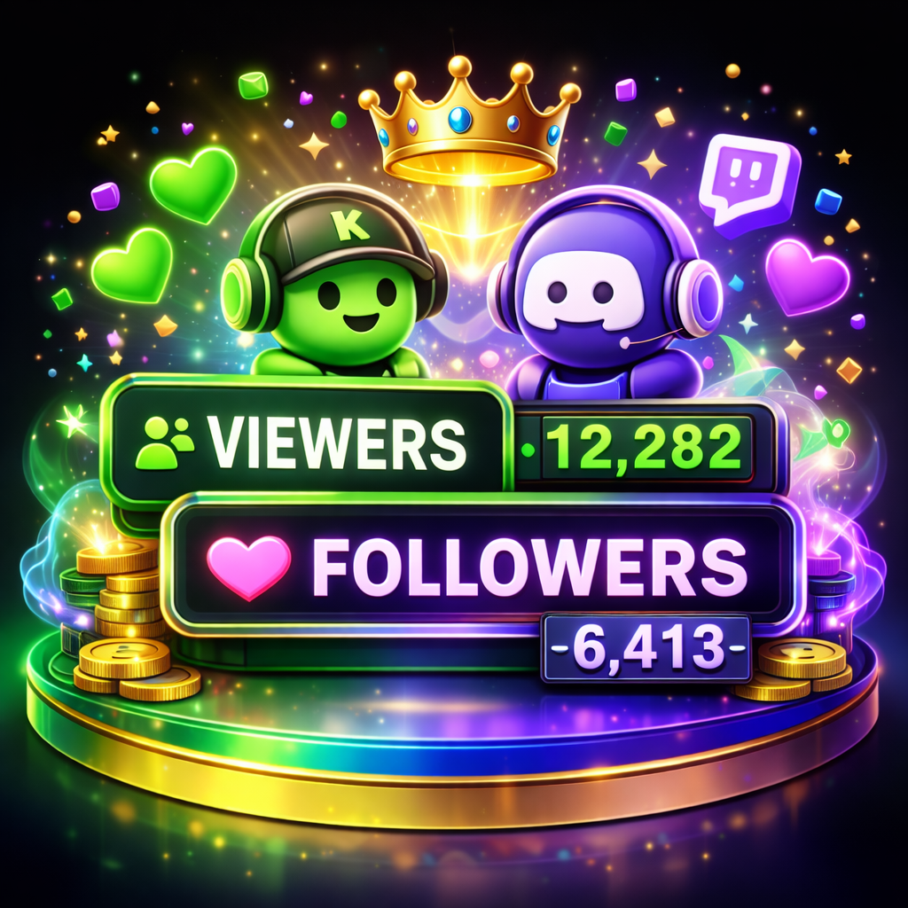 Kick / Twitch Espectadores + Seguidores HQ